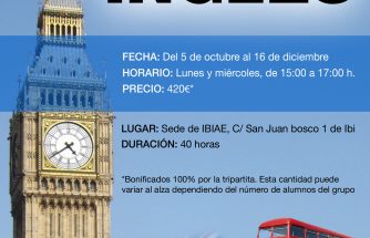 Curso de inglés bonificado